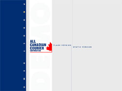 Разработка сайта All Canadian Courier Corporation
