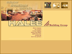 Web сайт архитектурной компании Halee Building Group