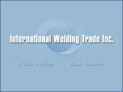 Сайт агентства внешней торговли International Welding Trade Inc.