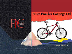 Сайт промышленной компании PRISM POWDER COATINGS LTD