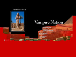 Сайт компании VAMPIRE Nation